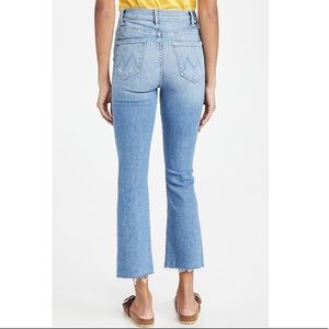Size 26 Mother Ankle Cropped Distressed Jeans